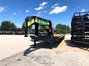 Gooseneck Trailer Fourty Foot Flatbed Gooseneck Trailer Fourty Foot Flatbed. Dual tandem with slide out ramps 