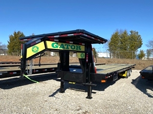 Gooseneck Trailer With Hydraulic Dovetail  Gooseneck Trailer With Hydraulic Dovetail. Deck on neck, dexter axles, and simple and safe hydraulic dovetail for heavy loading. 